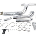 Speedster 1-3/4 inch 2 into 1 Exhaust Header Set Chrome for Harley-Davidson