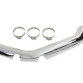 Chrome 24 inch Front Exhaust Heat Shield for Harley-Davidson