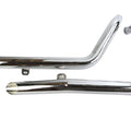 Exhaust Drag Pipe Set Side Slash Style for Harley-Davidson