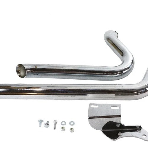 Exhaust Drag Pipe Set Side Sweep for Harley-Davidson