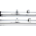 2-1/4 inch Diameter Chrome Straight Muffler Set for Harley-Davidson