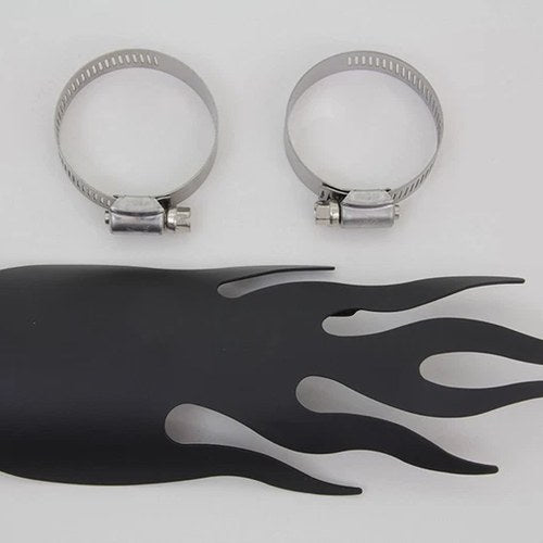 Black Flame Heat Shield for Harley-Davidson