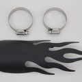 Black Flame Heat Shield for Harley-Davidson