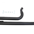 Wyatt Gatling Exhaust Drag Pipe Set Slash Cut Black for Harley-Davidson