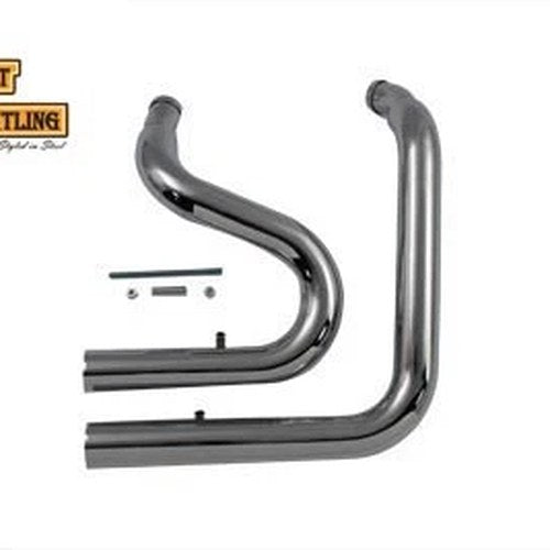 Curvado Upsweep Header Set Chrome for Harley-Davidson