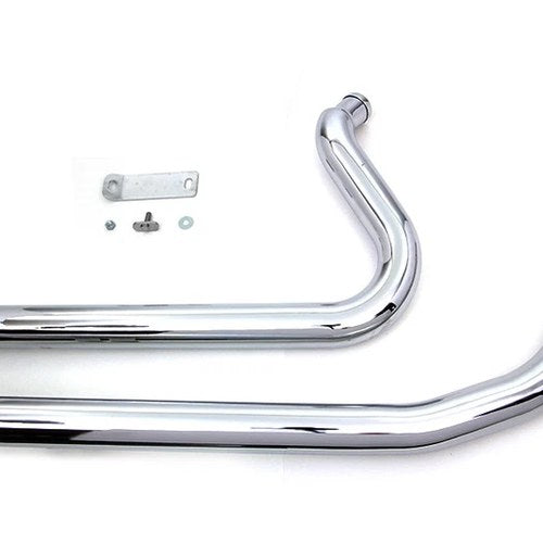 Wyatt Gatling Exhaust Drag Pipe Set Side Slash Shorty for Harley-Davidson