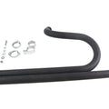 Side By Side Drag Pipe Set Black for Harley-Davidson