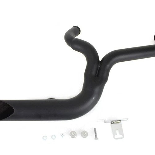 Fxd 2:1 Lake Side Pipe Exhaust Black for Harley-Davidson
