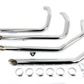 Mcm Illusion Drag Pipe Set Chrome for Harley-Davidson
