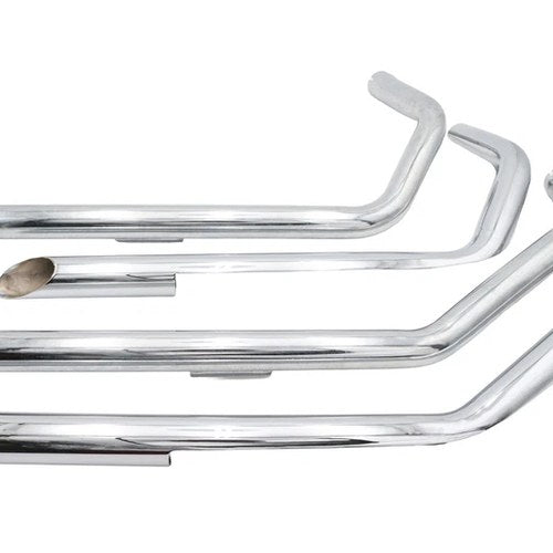 Mcm Illusion Drag Pipe Set Chrome for Harley-Davidson