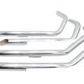Mcm Illusion Drag Pipe Set Chrome for Harley-Davidson
