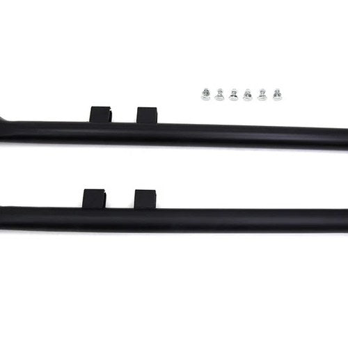 M8 36 inch Straight Fishtail Exhaust Extension Set Black for Harley-Davidson