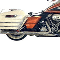 Turn Out Muffler Set Classic 1967 Style Chrome for Harley-Davidson