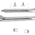 1961 Style Fishtail Muffler Kit Chrome for Harley-Davidson