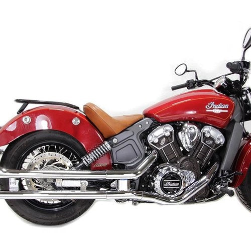 Indian Straight Fishtail Set Chrome for Harley-Davidson