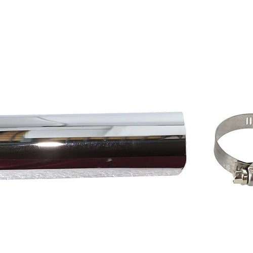6 inch Exhaust Heat Shield Chrome for Harley-Davidson