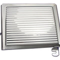 Chrome Ribbed Battery Side Cover for Harley-Davidson