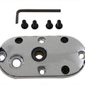 Oval V-Fire Cover Chrome for Harley-Davidson