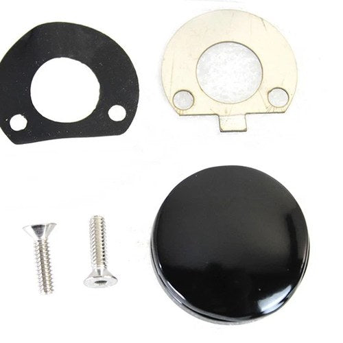 Black Fork Lock Cover for Harley-Davidson