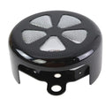 5 Spoke Round Horn Cover Black for Harley-Davidson
