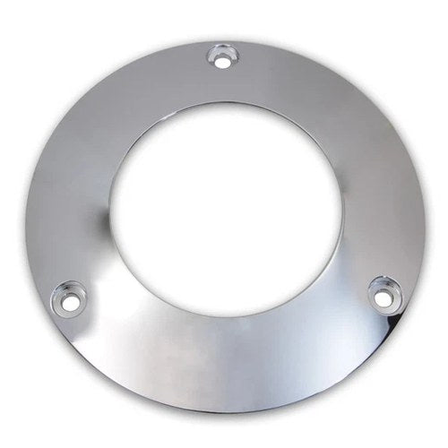 3-Hole C-Thru Derby Cover Chrome for Harley-Davidson