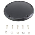 Matte Black 5 Hole Domed Derby Cover for Harley-Davidson