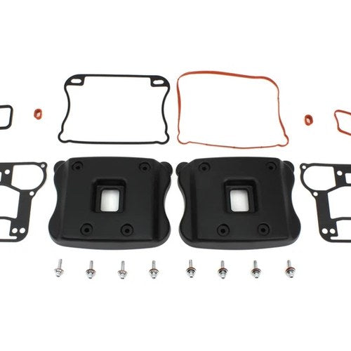 Rocker Box Cover Set Black for Harley-Davidson