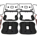 Top Rocker Box Cover and D-Ring Kit Black for Harley-Davidson