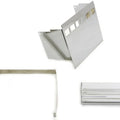 Chrome Square Battery Cover Kit for Harley-Davidson