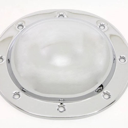 Steel Dimple Derby Cover Chrome for Harley-Davidson