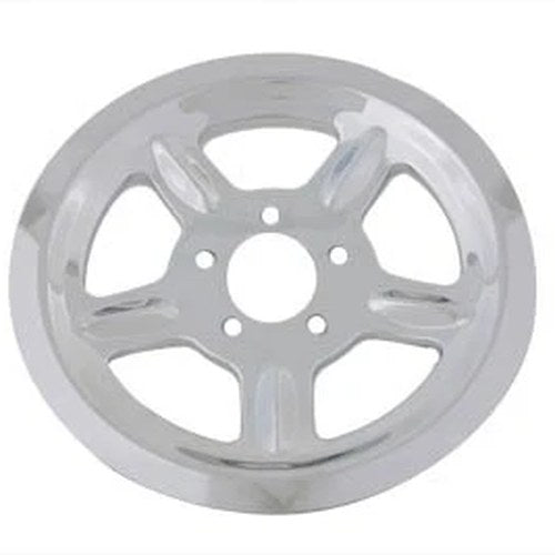 Chrome Rear Pulley Cover 68 Tooth for Harley-Davidson