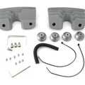 Head Bolt and Spark Plug Cover Kit Silver for Harley-Davidson