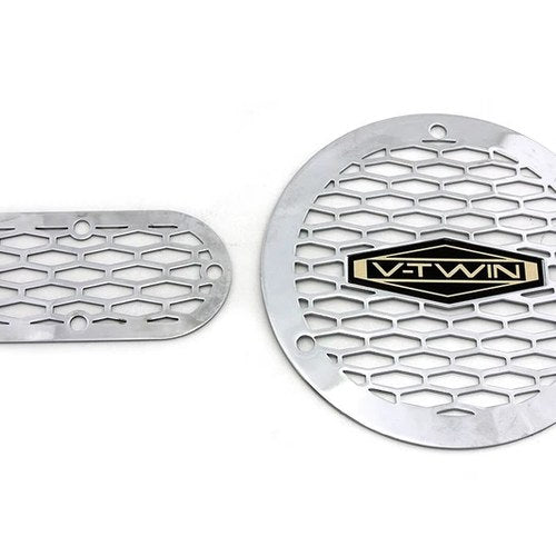 Vented V-Twin Derby and Inspection Cover Kit for Harley-Davidson