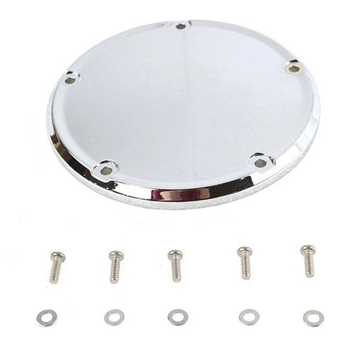 Chrome 5-Hole Smooth Derby Cover for Harley-Davidson