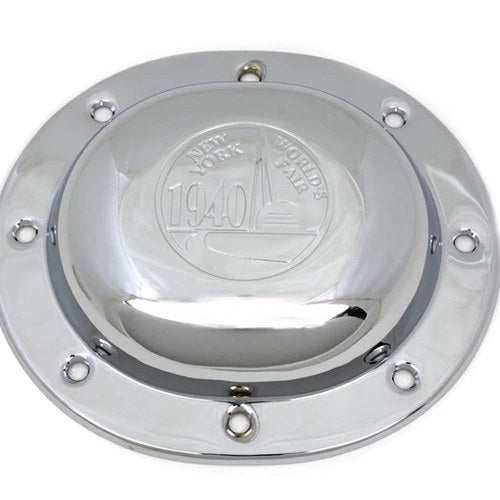Chrome Derby Cover World's Fair for Harley-Davidson