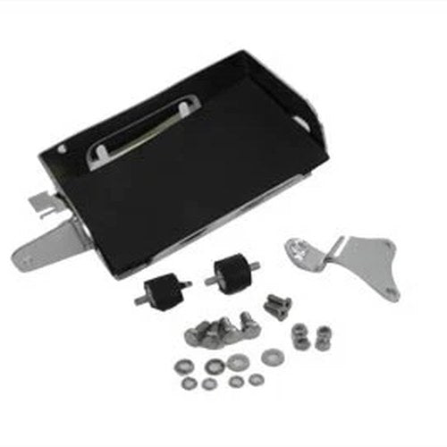Chrome Battery Carrier Kit for Harley-Davidson