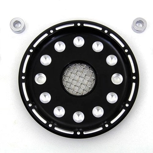 Outlaw Black Pulley Cover Kit for Harley-Davidson