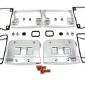 Wyatt Gatling Top Rocker Box Cover and D-Ring Set Chrome for Harley-Davidson