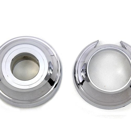 Front Axle Spacer Set Chrome for Harley-Davidson
