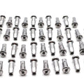 Spoke 40 Piece Chrome Nipple Set for Harley-Davidson