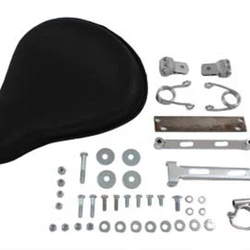 Rigid Frame Solo Seat and Mount Kit for Harley-Davidson