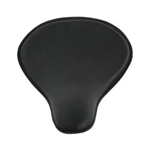 Black Leather Velo Racer Solo Seat for Harley-Davidson