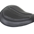 Bates Solo Spring Saddle Black for Harley-Davidson