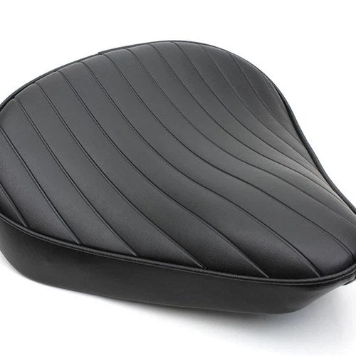 Black Tuck and Roll Solo Seat Large for Harley-Davidson