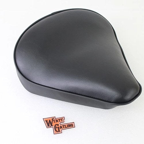 Black Vinyl Solo Seat for Harley-Davidson