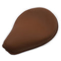 Velocipede Brown Leather Solo Seat for Harley-Davidson