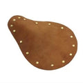 Bare Bones Brown Leather Solo Seat for Harley-Davidson