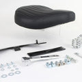 Black Leather Solo Seat Kit for Harley-Davidson