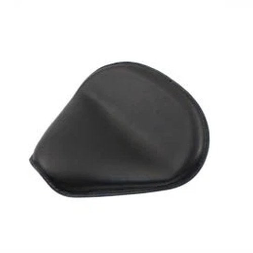 Velocipede Black Leather Solo Seat for Harley-Davidson