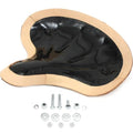 Natural Leather Early Knucklehead Solo Seat Pan for Harley-Davidson